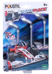 Polistil Luci notturni luminosi per piste automobilistiche, 3 pezzi