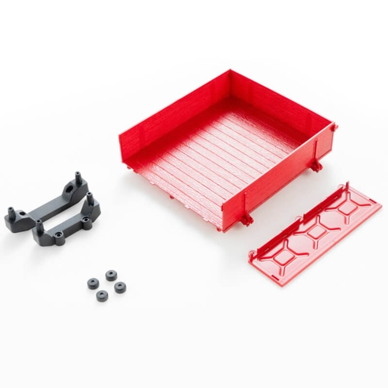 FMS 12405 car hopper red - [FMS-C3300]