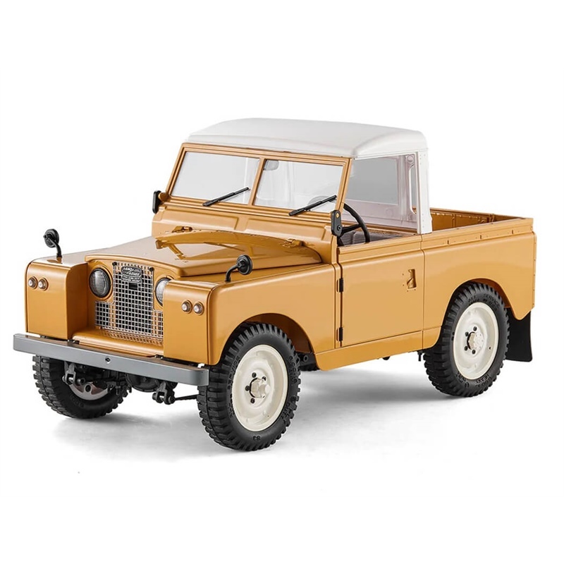 FMS Land Rover Series II GIALLO 1:18 RTR con carrozzeria in ABS rigido - [FMS11202RTRYL]