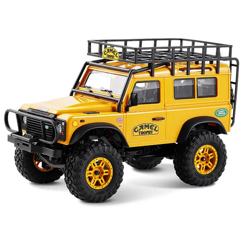 FMS 1/24 Land Rover Defender D90 Camel Trophy RTR Giallo - [FMS12491]