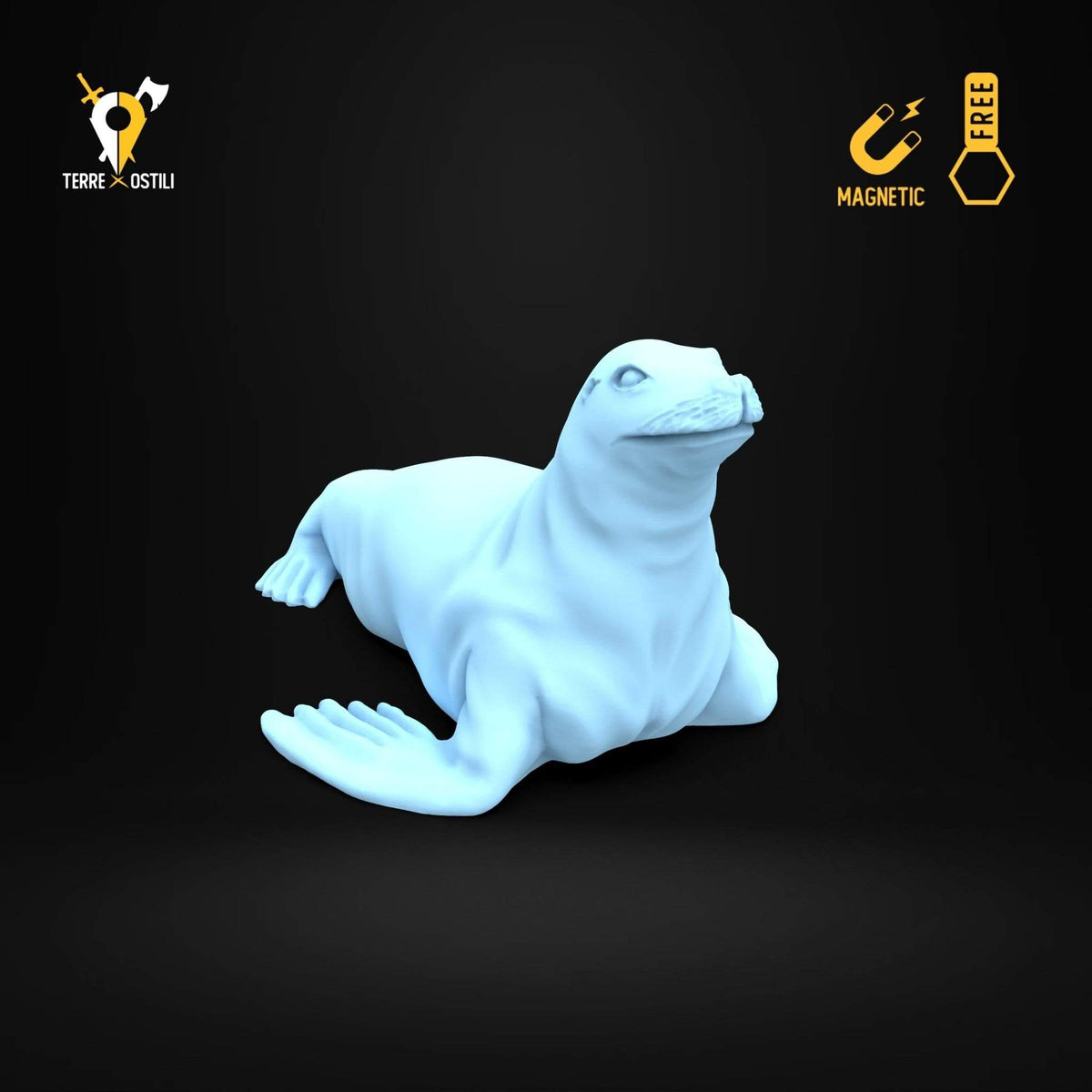 Foca miniatura compagno animale famiglio