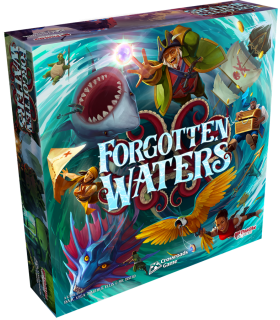 "Forgotten Waters - Gioco da Tavolo Pirata Semicooperativo per 3-7 Giocatori, Avventure in un Mondo Magico - Asmodee"