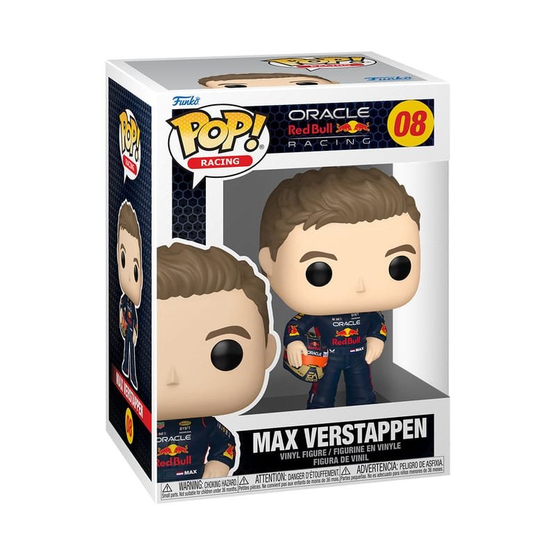 Formula 1 POP! Racing Vinyl Figure Verstappen w/Helm 9 cm
