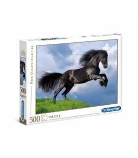 Fresian Black Horse - Puzzle 500 pezzi