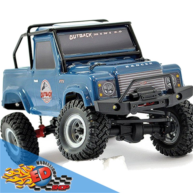 FTX Outback MINI 2.0 RANGER 1/24 4x4 Scaler RTR con luci BLU SCURO - [FTX5507DB]