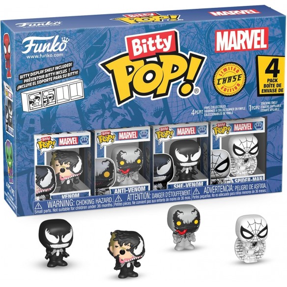Funko Bitty Pop - Marvel 4 Pack - Venom / Anti-Venom / She-Venom / Mystery (Chase)