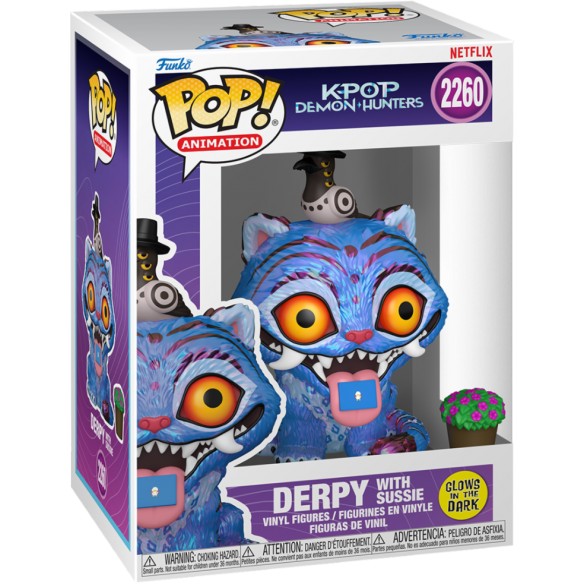 Funko Pop Animation 2260 - Derpy with Sussie - KPop Demon Hunters (Glows in the Dark)
