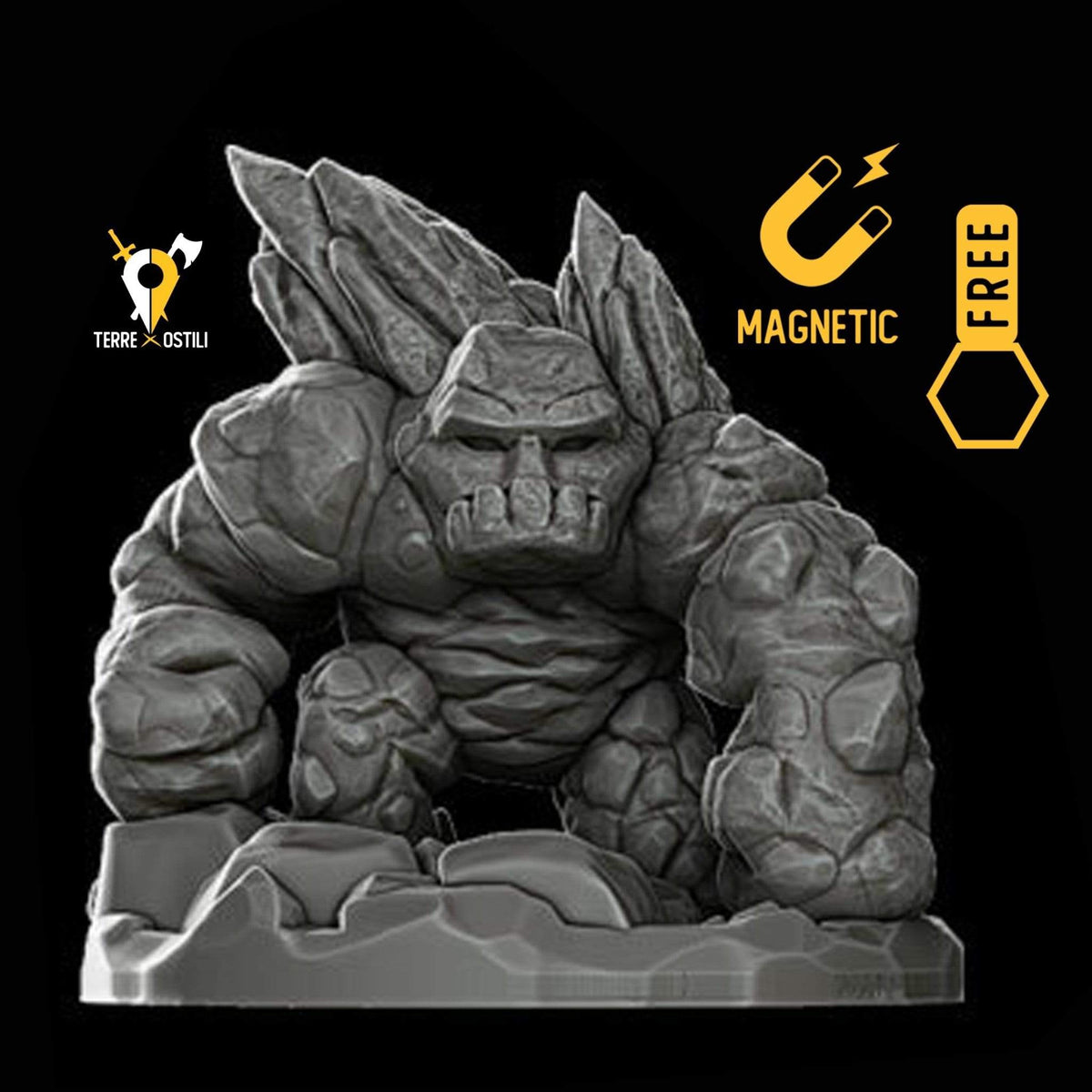 Galeb duhr elementale terra miniatura