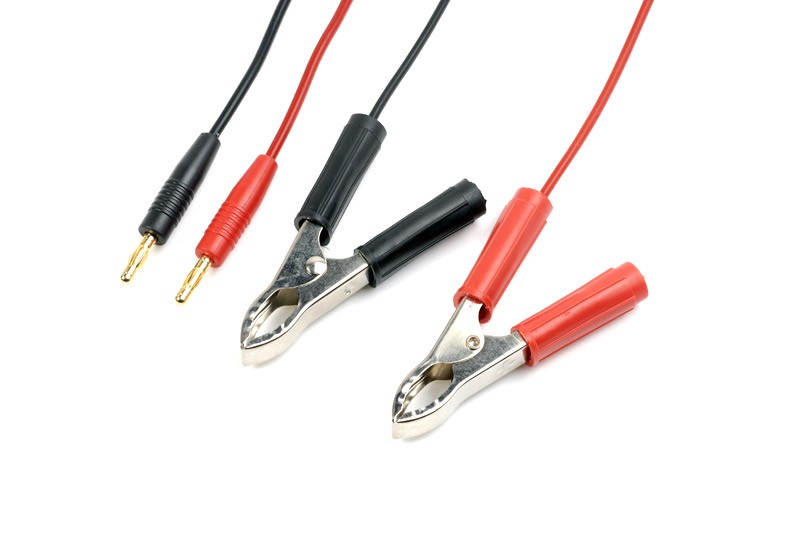 Revtec GF-1200-135 cavo di ricarica a banana / clip a coccodrillo