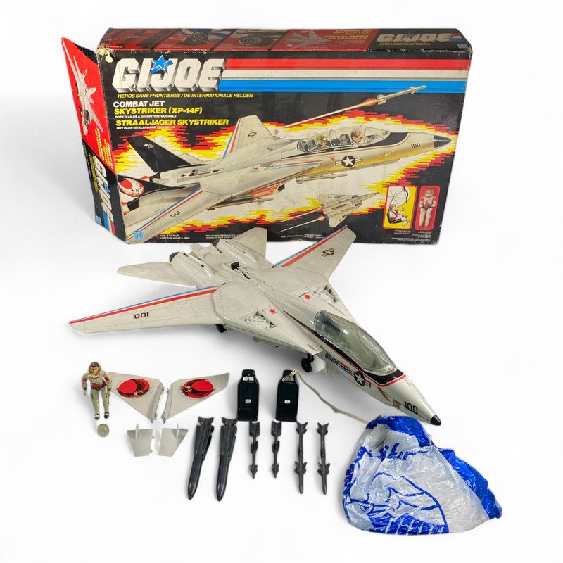 G.i. Joe: A Real American Hero - Skystriker Combat Jet (XP-14F) with Ace (v1) MIB (Benelux Box) (MIB: Mint In Box)