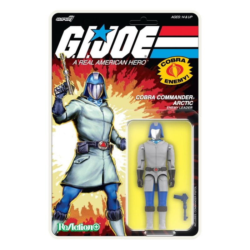 Preordine GI Joe ReAction+ Action Figure Wave 3 Arctic Cobra Commander (Cartoon) 10 cm