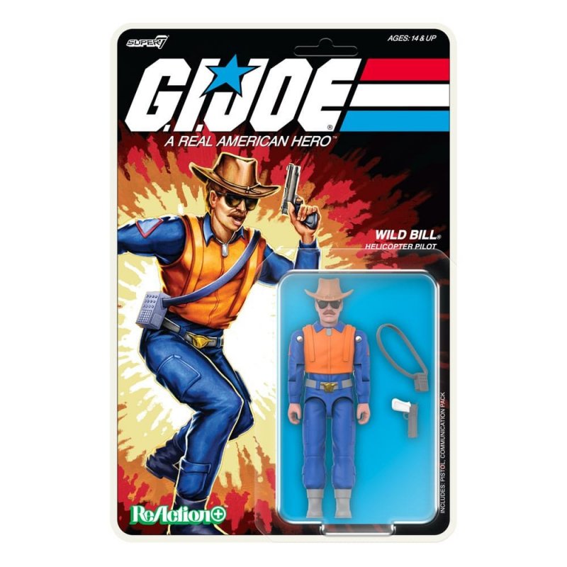 Preordine GI Joe ReAction+ Action Figure Wave 3 Wild Bill (Cartoon) 10 cm