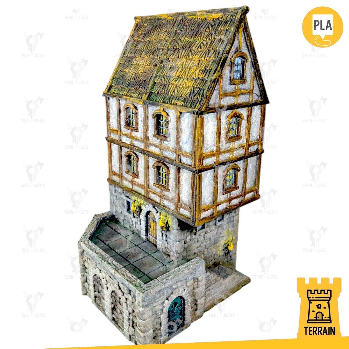 Gilda ladri caserma taverna città edificio fantasy scenico