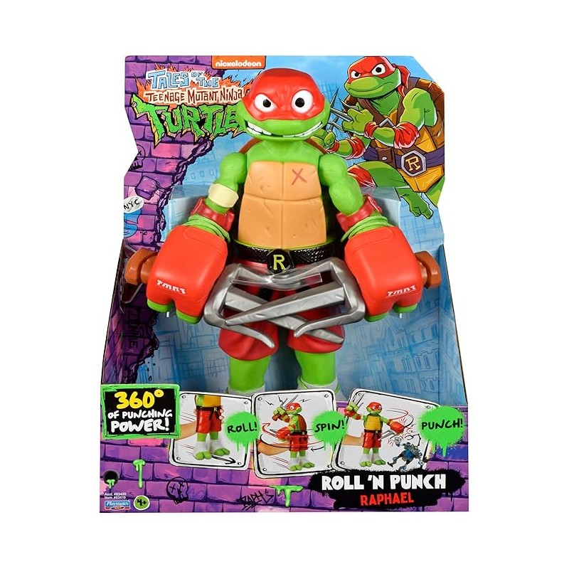GIOCHI PREZIOSI - Turtles GIGANTE Rolling Punch Raffaello - TU844000