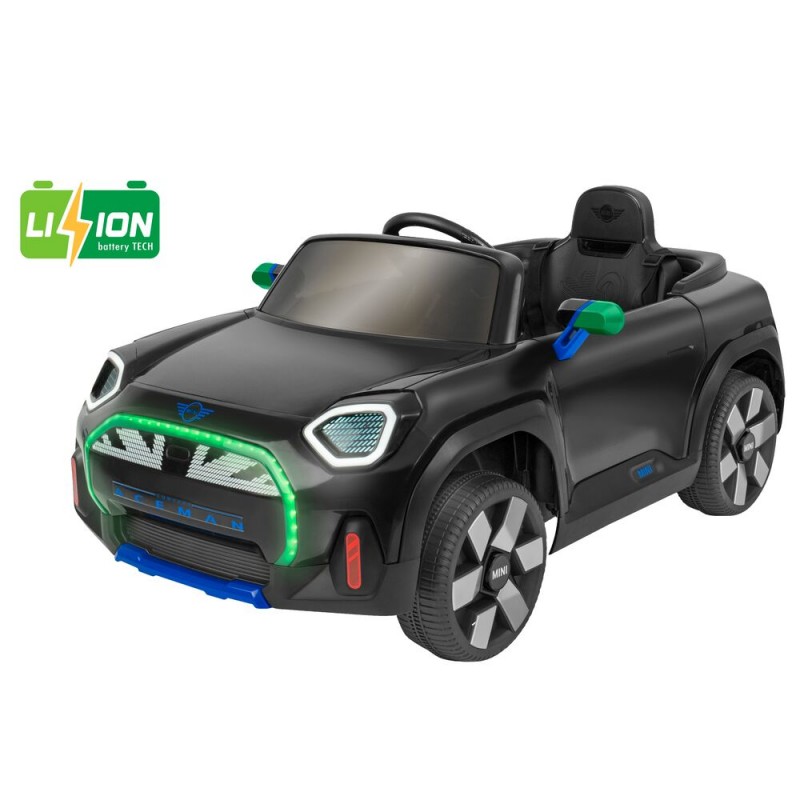 GLOBO- Auto Elettrica 12Volts Mini Aceman Nera - 42751