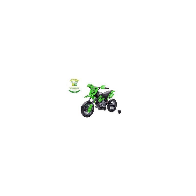 GLOBO - Moto Elettrica Cross VERDE 12Volts - 42922