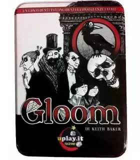 Gloom - Gioco di Carte Strategico e Umoristico per 2-4 Giocatori, Sviluppato da Keith Baker, Età 13+, 60 Minuti di Divertimento