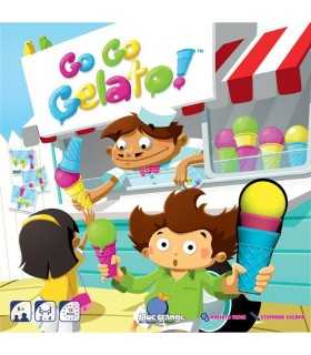 Go Go Gelato! - Gioco da Tavolo di Destrezza per Famiglia, Sfide Colorate, 6+ Anni, 15 Minuti di Divertimento - Oliphante