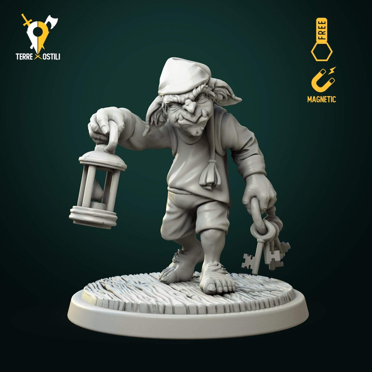 Goblin guardiano custode miniatura