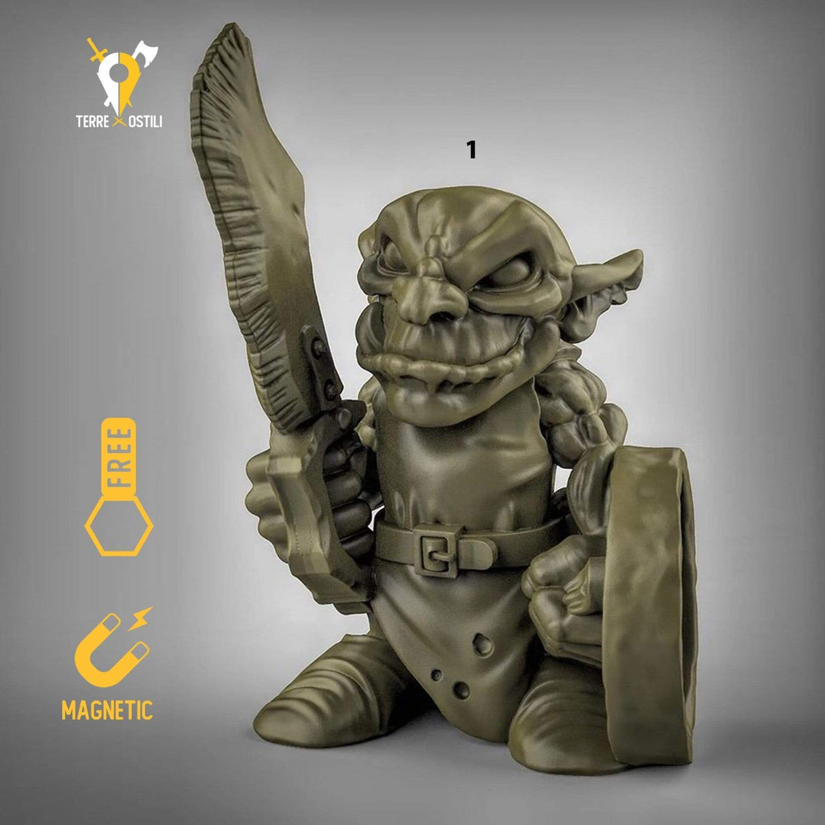 Goblin guerriero miniatura