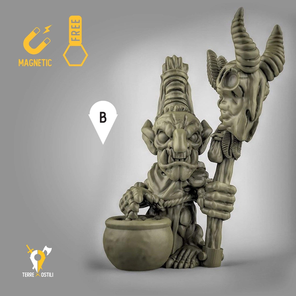 Goblin sciamano miniatura