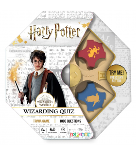 Harry Potter Wizarding Quiz - Gioco da Tavolo con 1000 Domande per Famiglie e Amici (2-4 Giocatori, 30 Minuti) Asmodee
