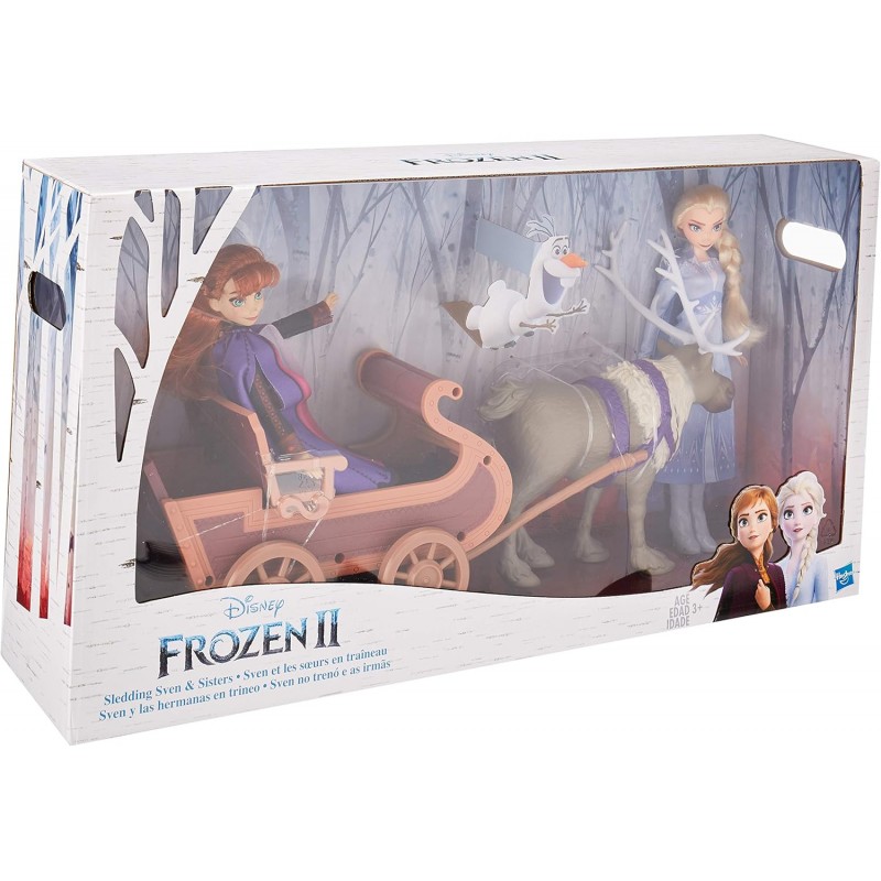 HASBRO - Frozen Elsa e Anna con Carrozza - E5501