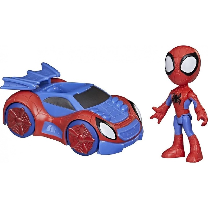 HASBRO - Marvel Spidey Veicolo con Personaggio 10cm. - F1459