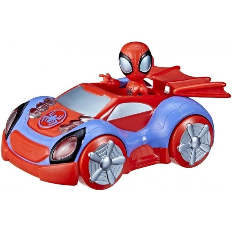 HASBRO - Marvel Spidey Veicolo Luminoso con Personaggio 10cm. - F4252