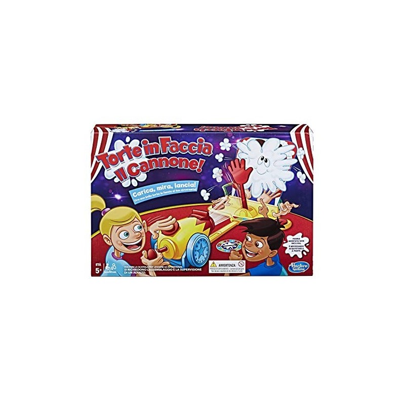 Hasbro Torte in faccia il cannone 5anni+ 2giocatori+