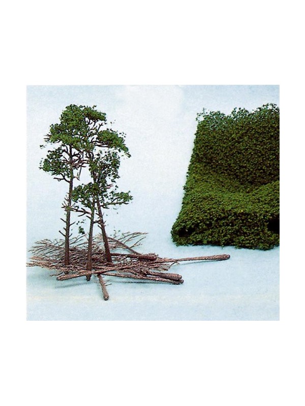 HEKI 1534 Confezione di 10 alberi in kit cm. 10-16 (con fogliame Heki-Flor)