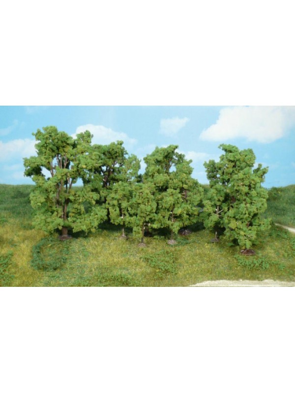 HEKI 1415 Confezione di 12 alberi verde medio (altezza cm. 6-13)