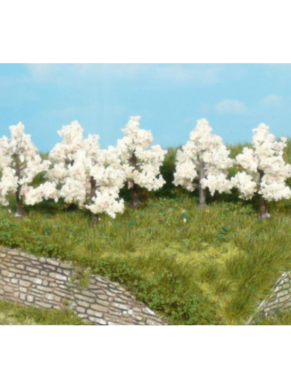 HEKI 1163 Confezione di sei alberi in fiore (altezza cm. 4)