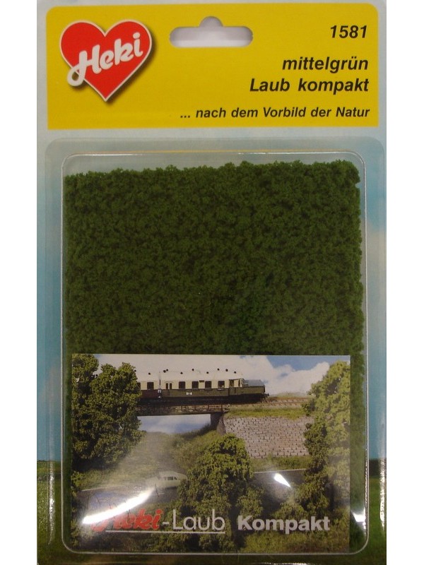 HEKI 1581 Serie Artline: Fogliame compatto verde medio (misure: cm. 28 x 14)
