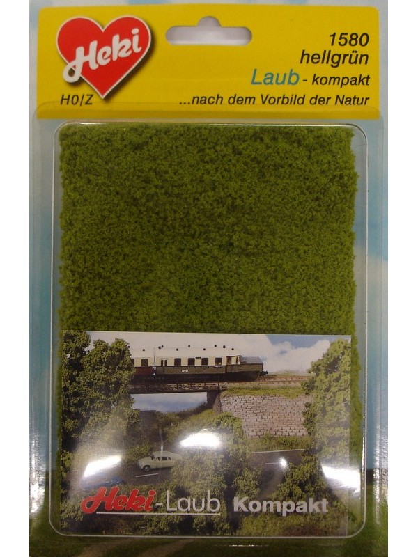 HEKI 1580 Serie Artline: Fogliame compatto verde chiaro (misure: cm. 28 x 14)