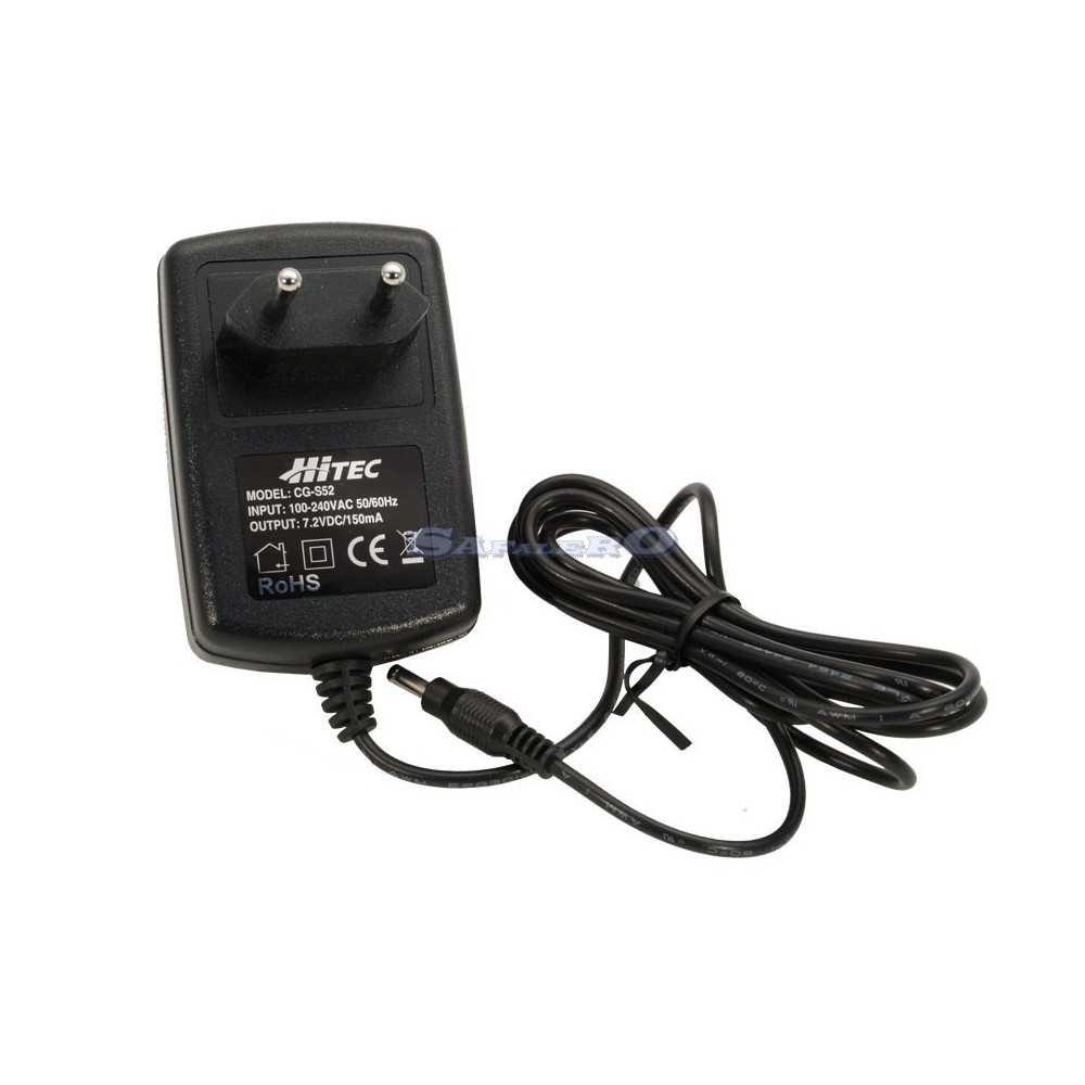 Hitec Caricabatteria da 220V CG-S52 per Trasmettitori da 7,2V (art. 44180)