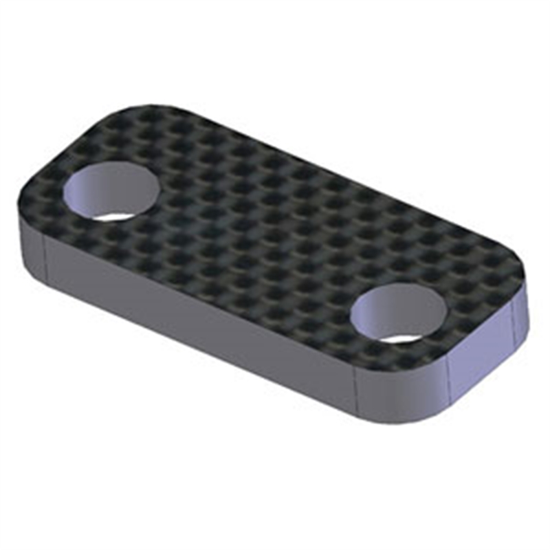 HK1 piastrina salvaservo in carbonio 2mm (A+B) (2) - [HK112]