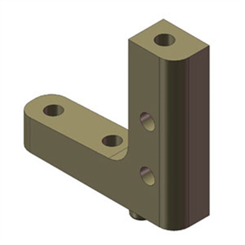 HK1 supporto piastra radio sinistro in alluminio - [HK450L]