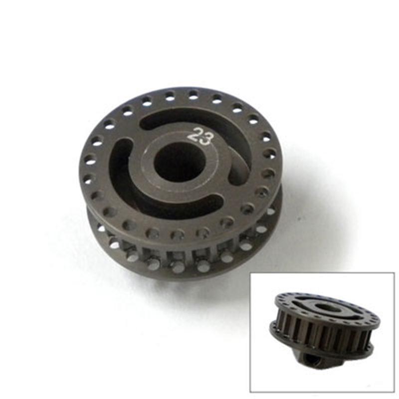 HK1 puleggia in alluminio 23T V2 con grano di bloccaggio - [HK460-23TV2]
