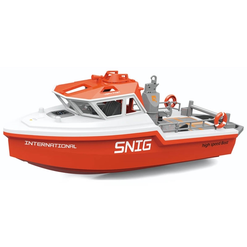 Heng Long SNIG Rescue Boat 1/72 RTR Brushless 2.4ghz lunghezza 32cm. Bianco - [HL3702-W]