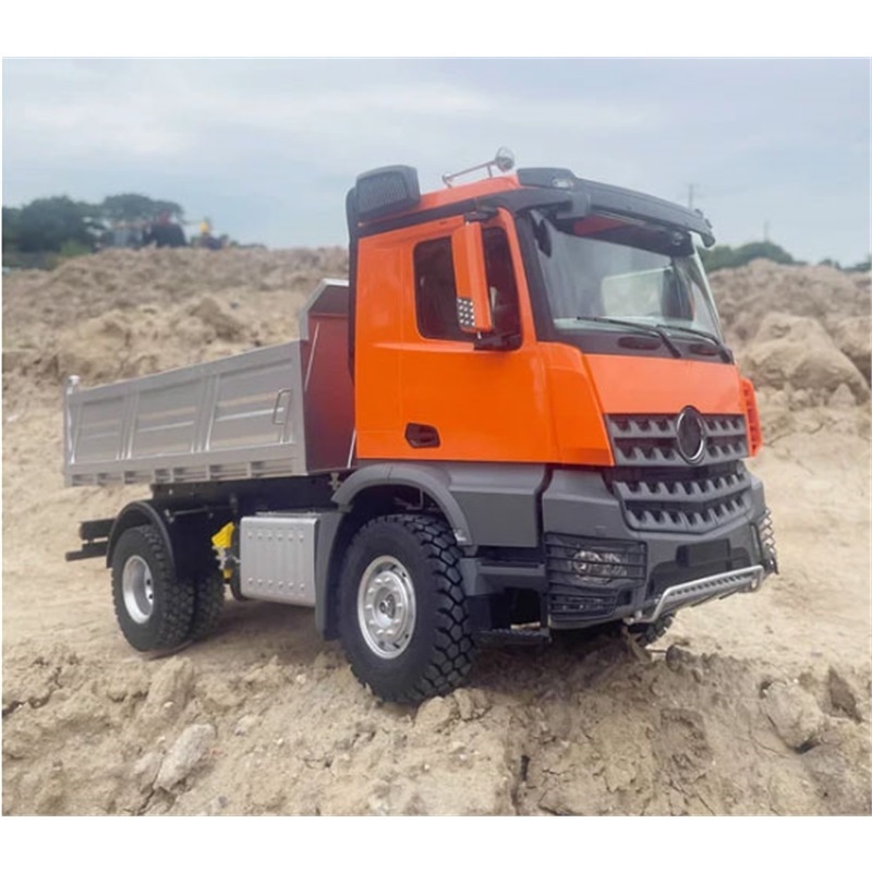 HUINA TOYS Camion K5701 Kabolite 4x4 dump truck con Luci Suoni e cassone ribaltabile 1:14 Arancio