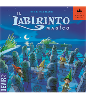 **Il Labirinto Magico - Gioco da Tavolo Strategico per Bambini 2-4 Giocatori, Memoria e Avventura Fantastica - Devir**