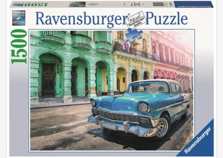 16710 Puzzle 1.500 pezzi  - Auto a Cuba