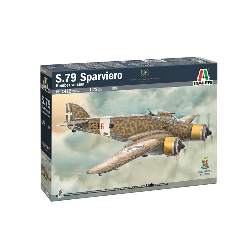 ITALERI AEREO S.79 SPARVIERO BOMBER VERSION 1:72