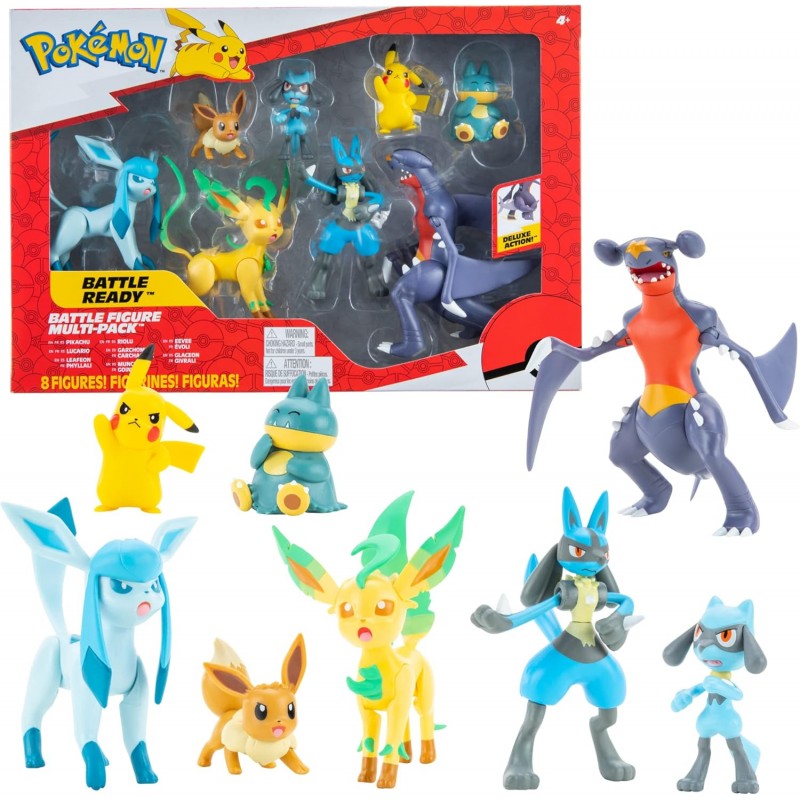 JAZVARES - Pokemon Set 8 Personaggi - PKW2633