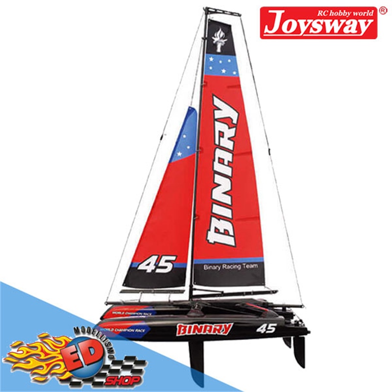 Joysway Binary 400mm Catamarano RTR Rosso - [JSW-8807R]