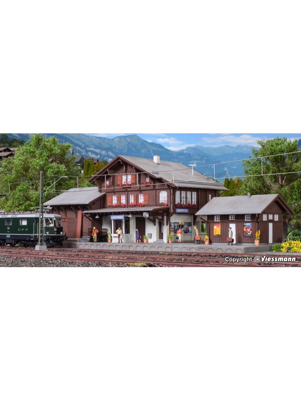 KIBRI 39370 Scala HO Stazione alpina di Oberried