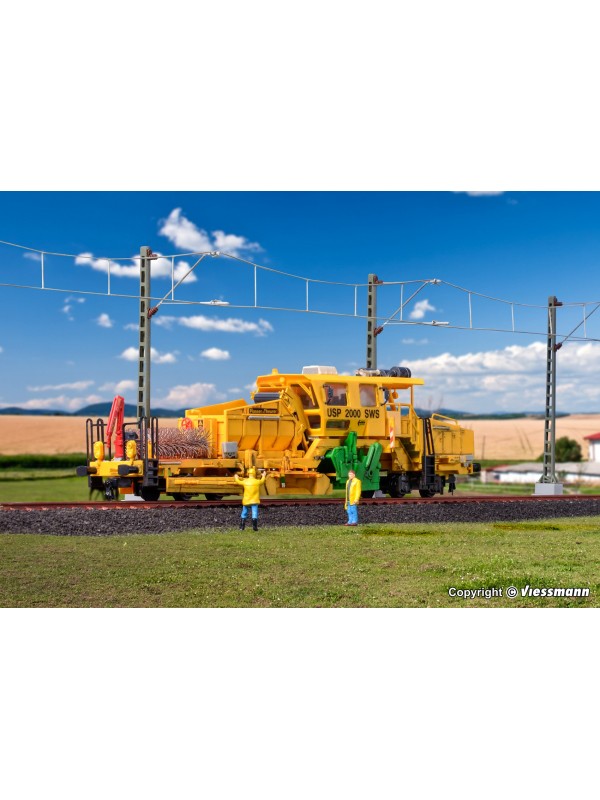 KIBRI 16060 Scala HO Veicolo ferroviario USP 2000SWS PLASSER&THEURER per ghiaia