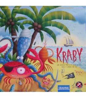 Kraby - Gioco da Tavolo Strategico per Famiglie, Avventura Tropicale con Granchi, 2-4 Giocatori, 30 Minuti, 7 Anni, Red Glove