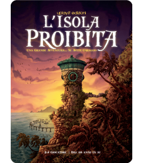 L'Isola Proibita - Gioco da Tavolo Cooperativo 2-4 Giocatori, Avventura nell'Antico Impero Atlantideo, 30 Minuti di Gioco